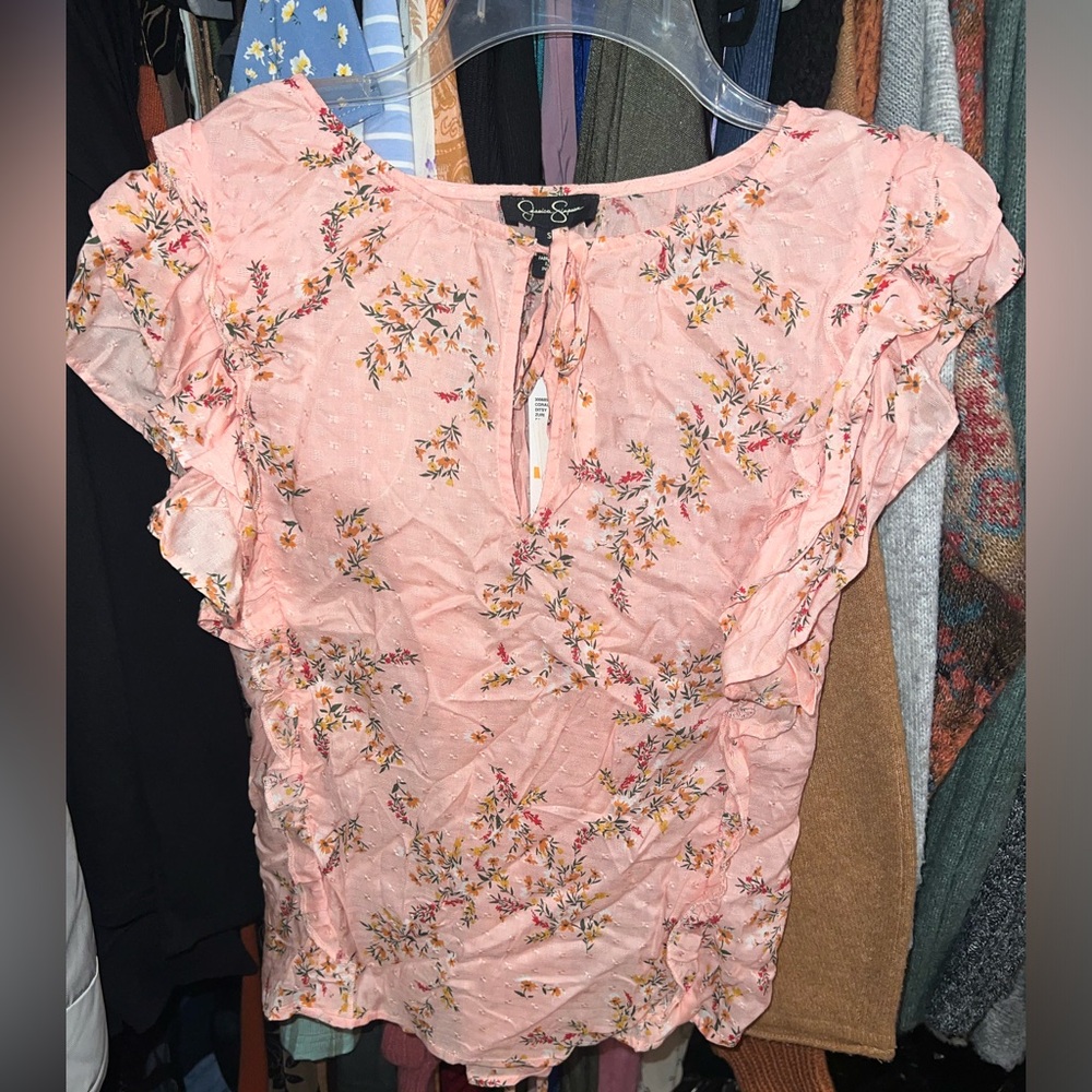 NWT Jessica Simpson floral top